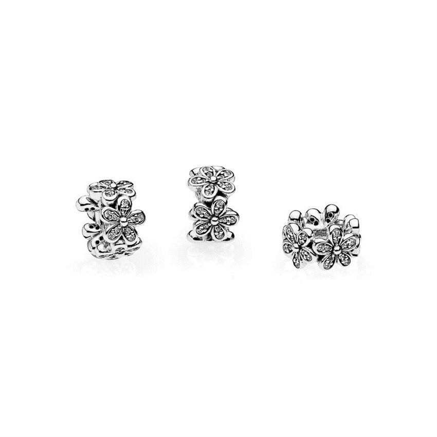 Pandora Dazzling Daisies Spacer, Clear CZ 792053CZ, Pandora Charms Sale ...