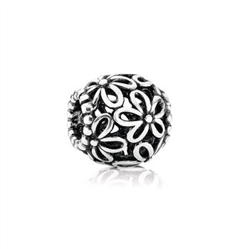 Pandora Wildflower Openwork Silver Charm - PANDORA 790890