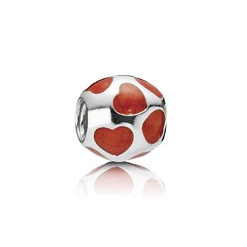 Pandora Red Hearts Charm 790543EN17