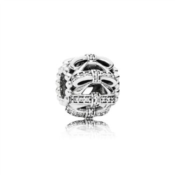 Pandora Shimmering Sentiments Charm, Clear CZ 791779CZ