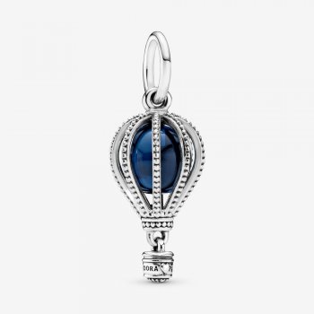 Blue Hot Air Balloon Travel Charm 798064NMB