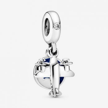 Propeller Plane Dangle Charm 798027CZ