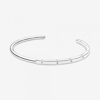 Pandora Signature I-D bangle Sterling silver 599493C00